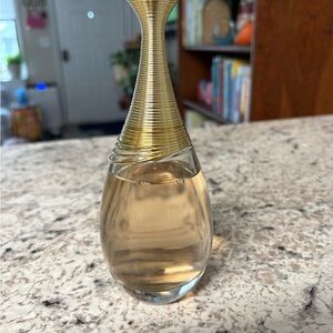 Dior Gold and Clear Perfume Bottle